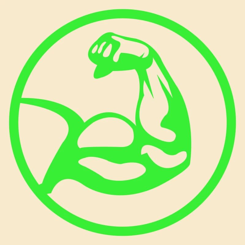 Biceps – Green silhouette