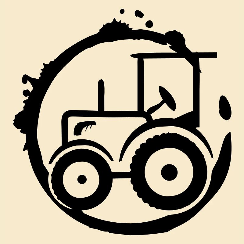 A tractor Graffiti