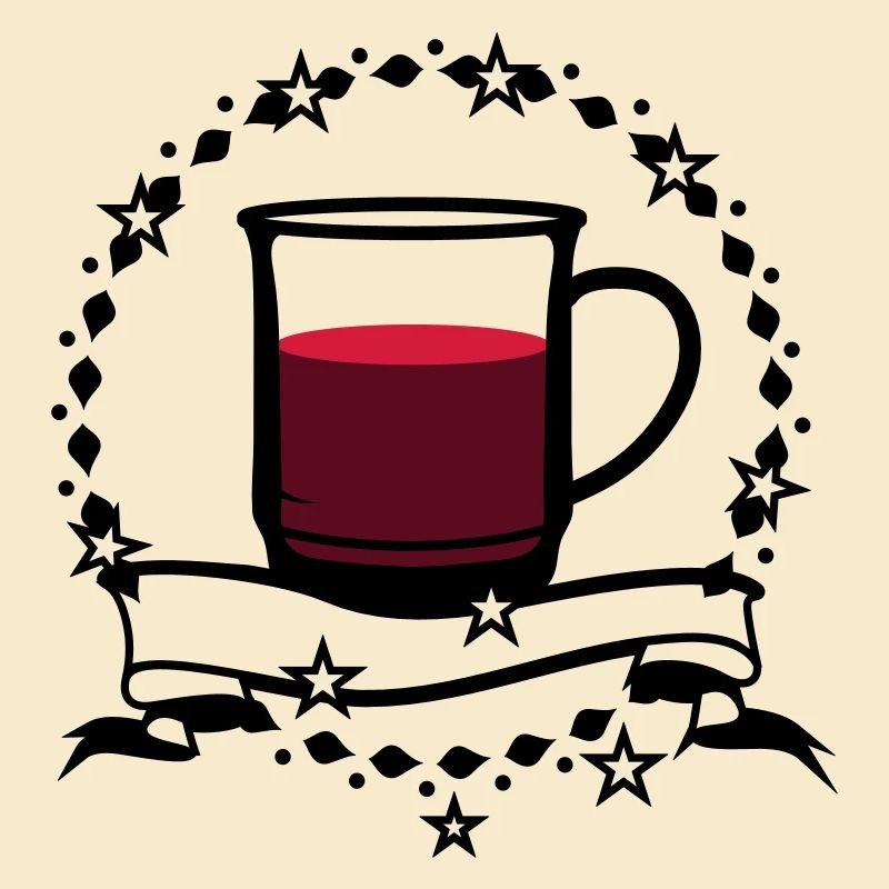 Une tasse de vin chaud