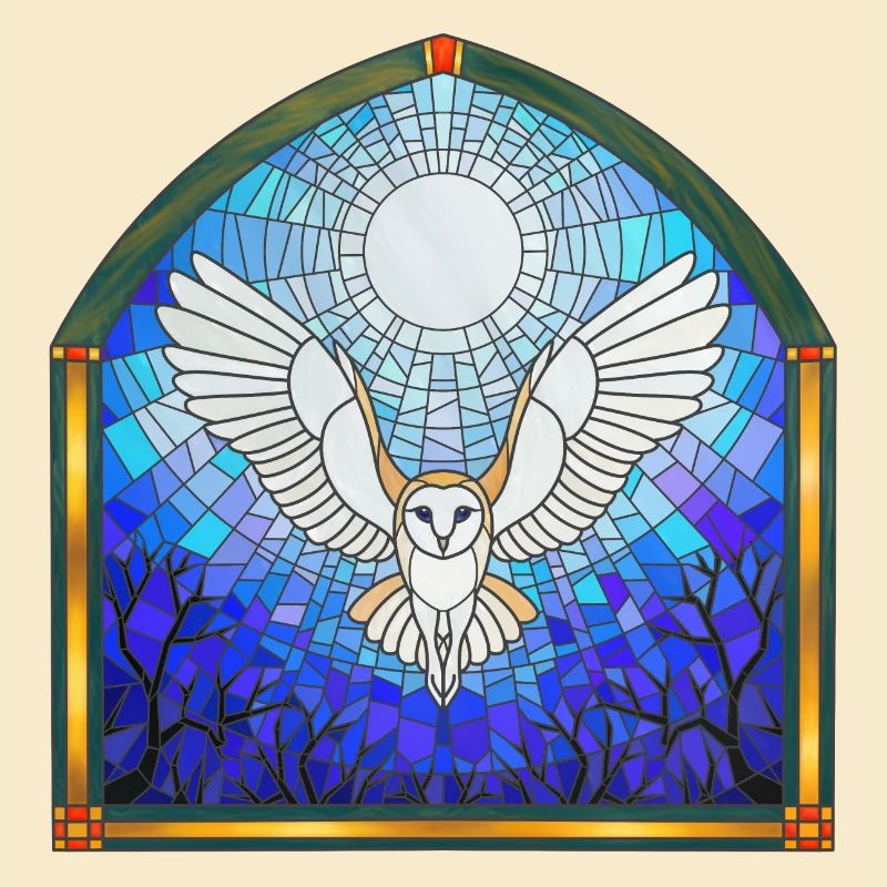 Hibou et Lune