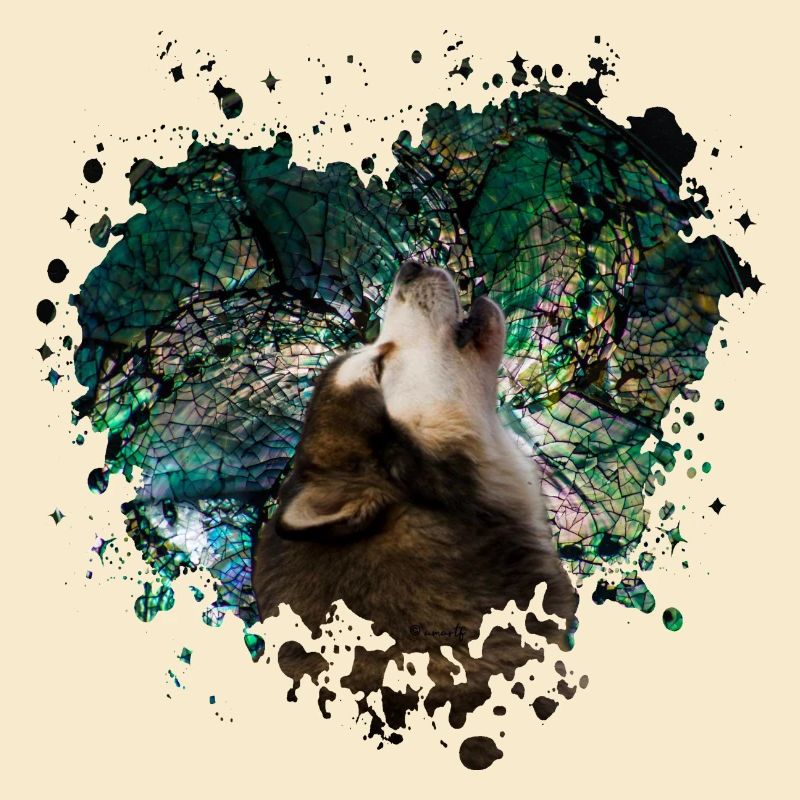Heulender Malamute