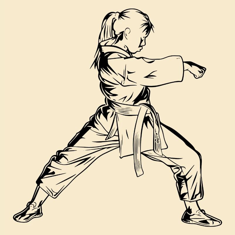 Karate Mädchen