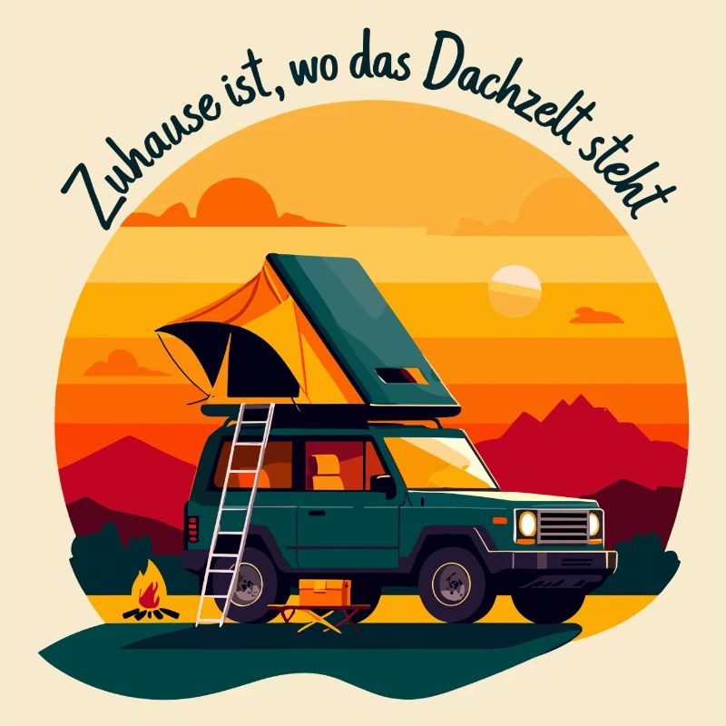 Zuhause unterm Dachzelt