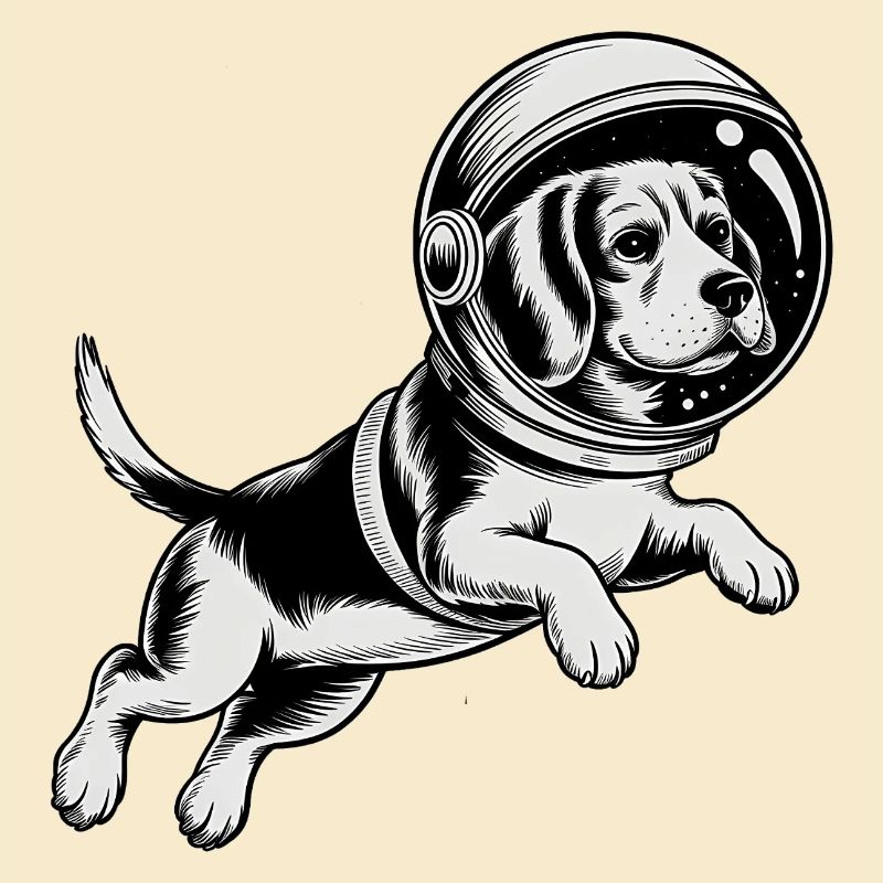 Beagle dans l'espace - Logo d'Astonomy