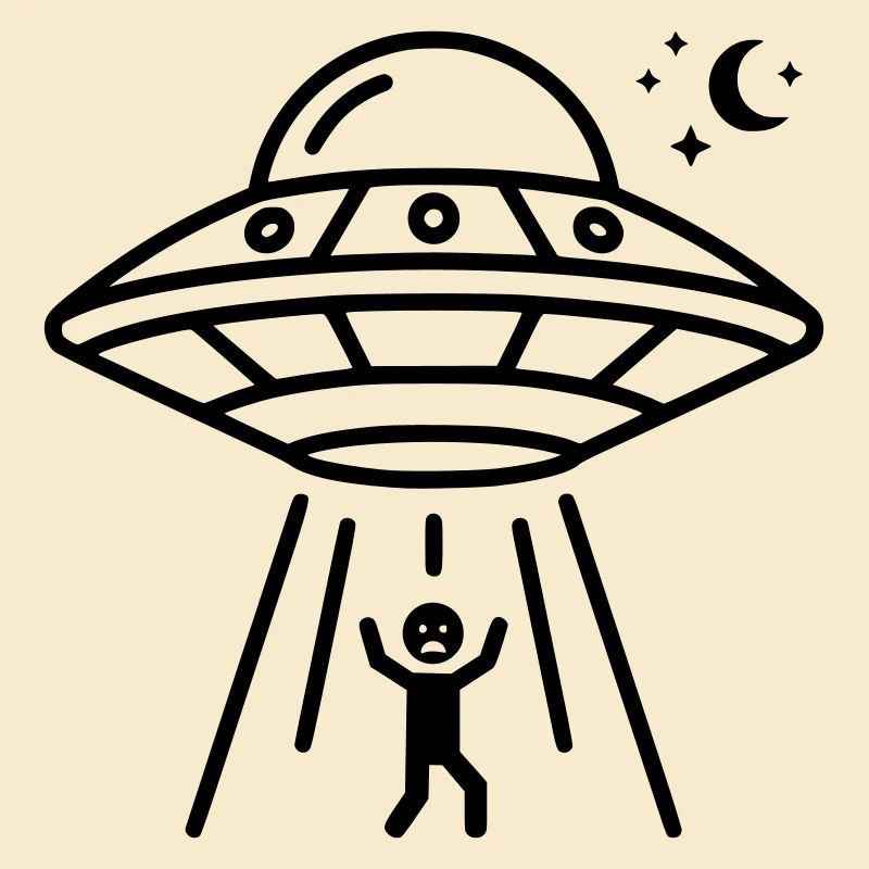 UFO Abduction | Funny Alien Design