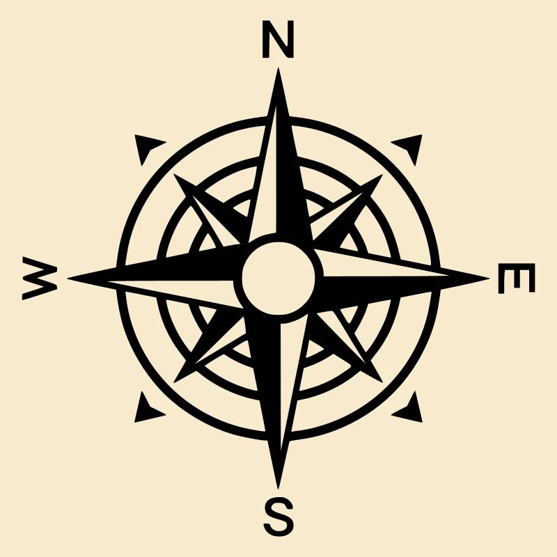 Compass Wind Rose Navigation