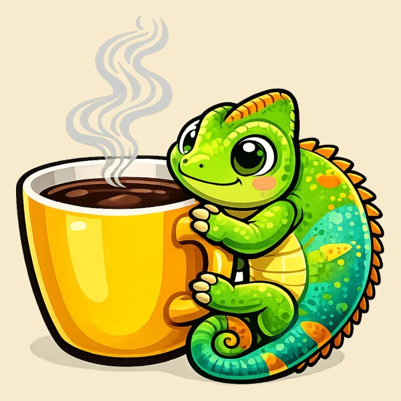 Kaffee Drache Kuscheln