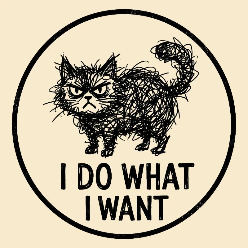 Ich mache, was ich will Katzenlogo
