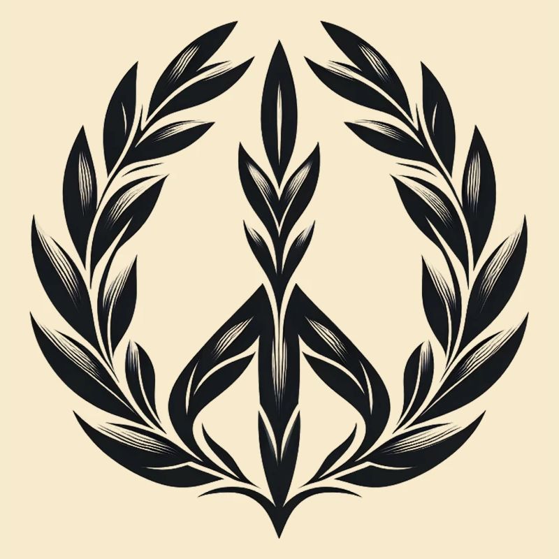 Laurel Wreath Peace