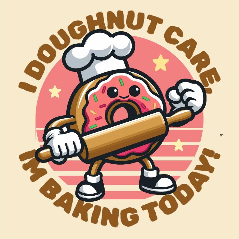 I Doughnut Care, I'm Baking Today