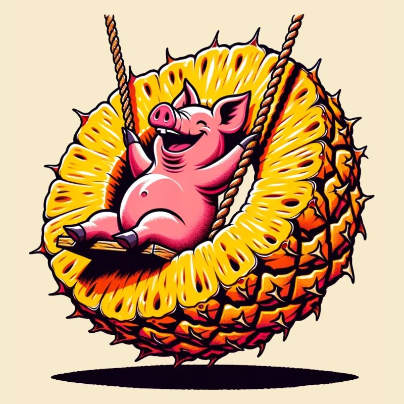 Pineapple Swing Piggy