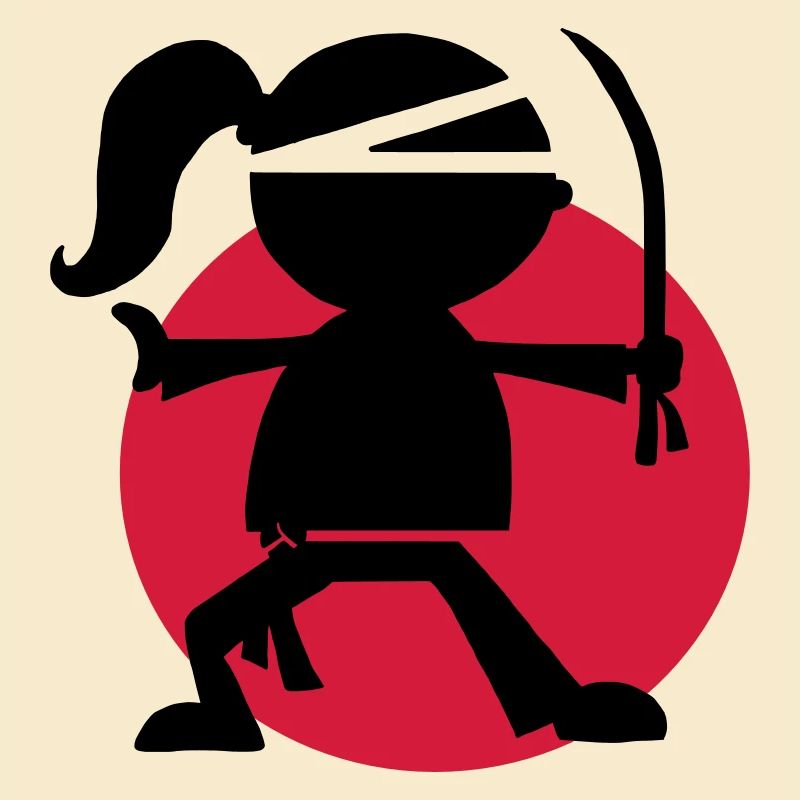 Urbanes Ninja-Mädchen