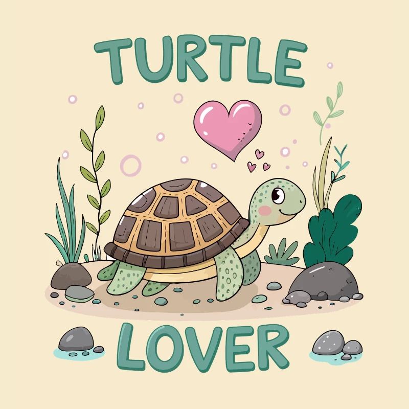 Schildkrötenliebe Originalillustration