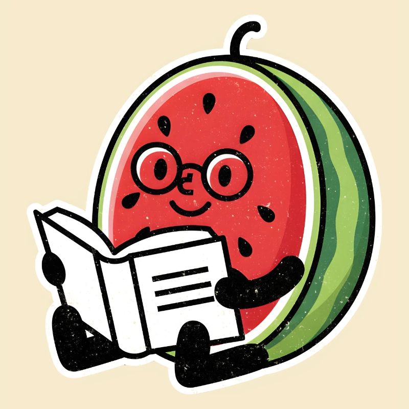 Wassermelone Leseheld