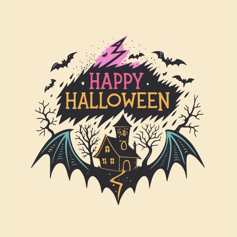 Halloween Joyeux et Maison hantée