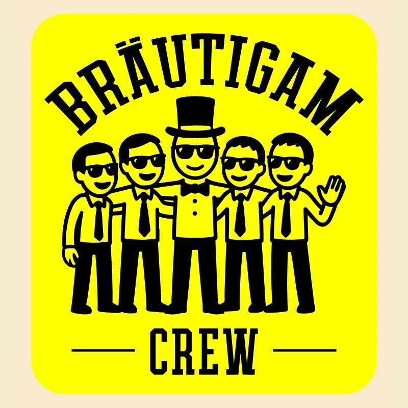Bräutigam Crew Polterabend