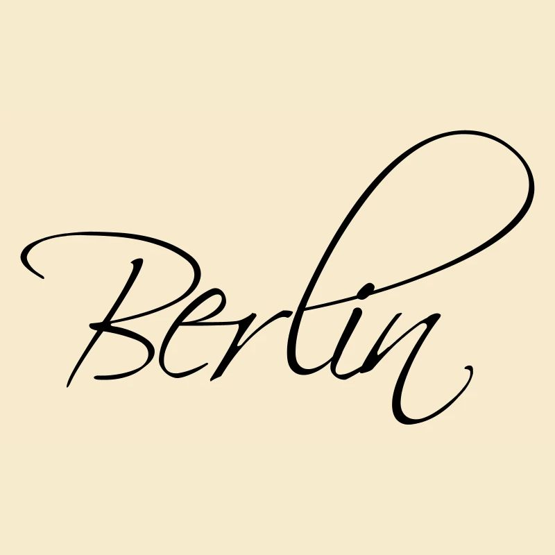 Lettrage de calligraphie de Berlin