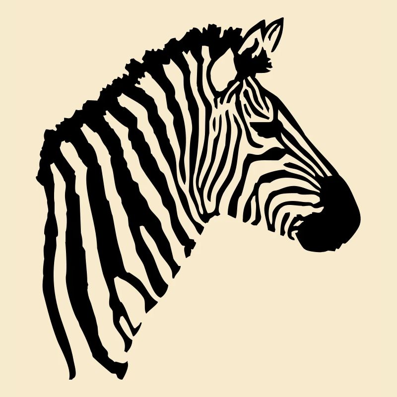 Tête de zèbre