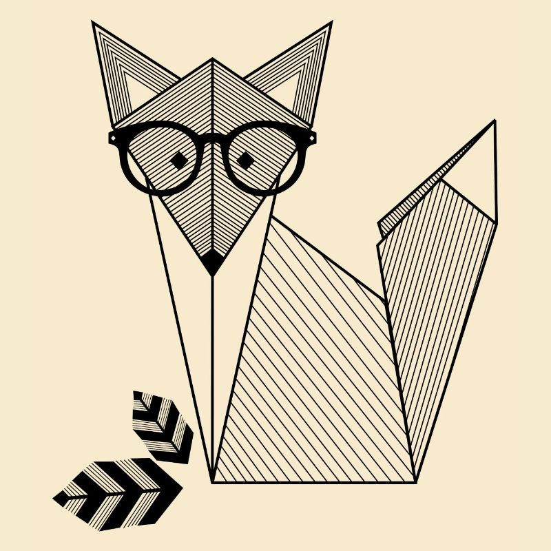 Fuchs mit Brille