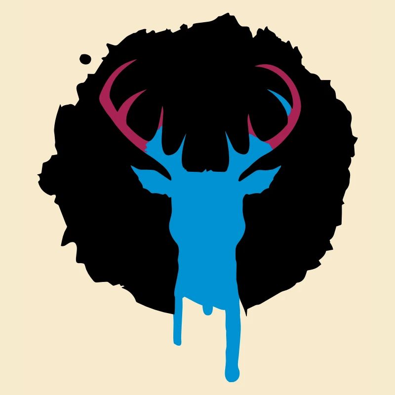 Deer patch graffiti