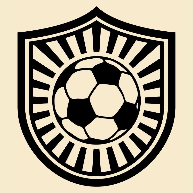 Fußball Emblem Personalisierbar Simpel Einfach