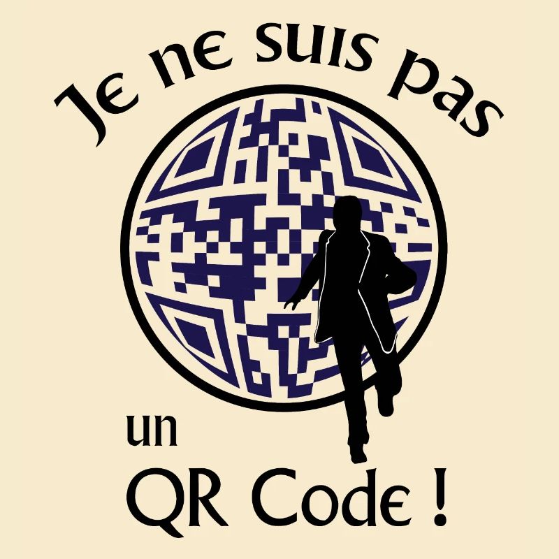 Je ne suis pas un QR-Code ! Message Parodie Série