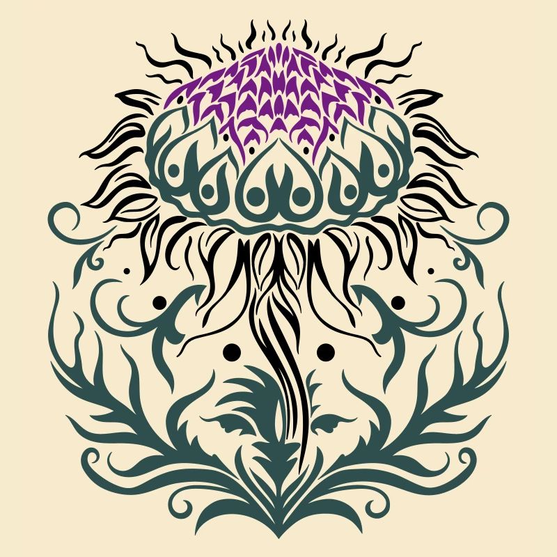 Thistle purple Thistle