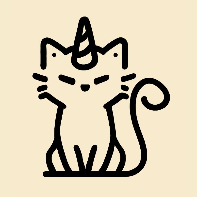 chat Licorne