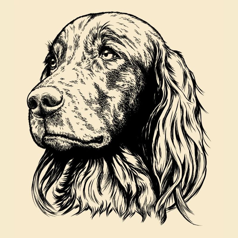 Irish Setter Portrait
