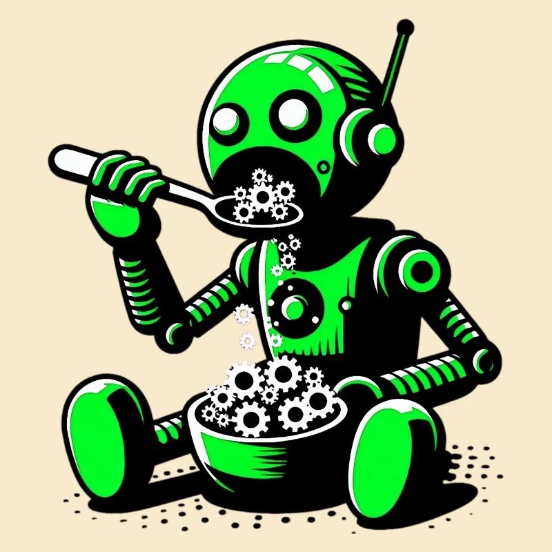 Außerirdischer außerirdischer Roboter