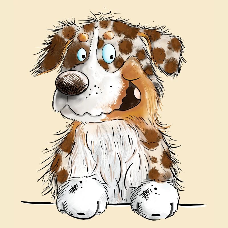 Funny Australian Shepherd Red Merle