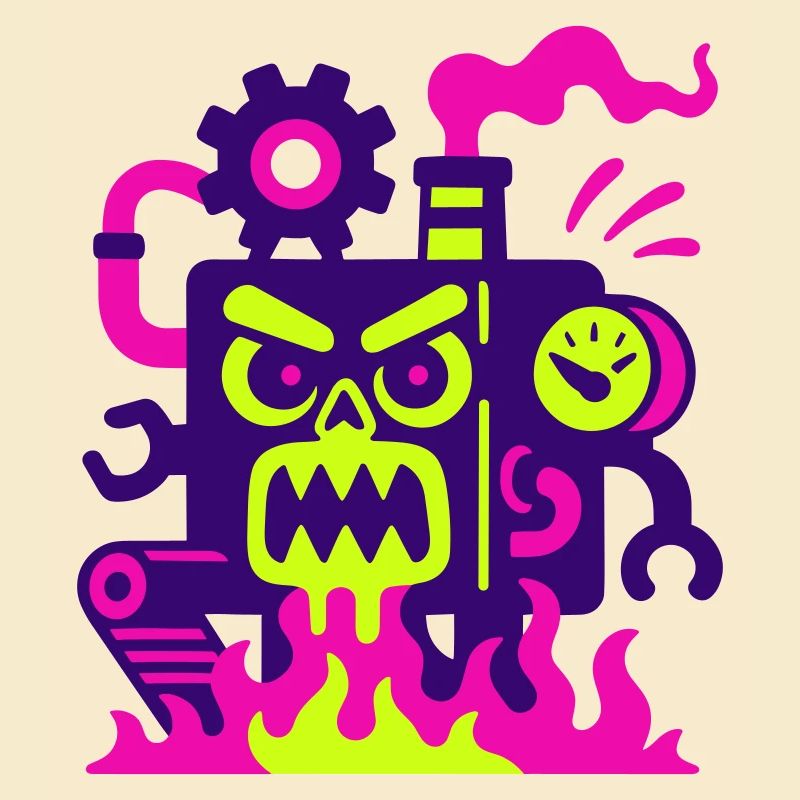 Monster Machine en feu