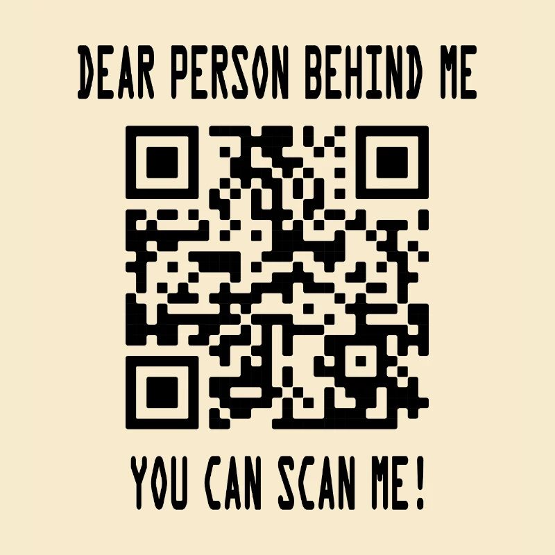 Scan me QR code for motivation
