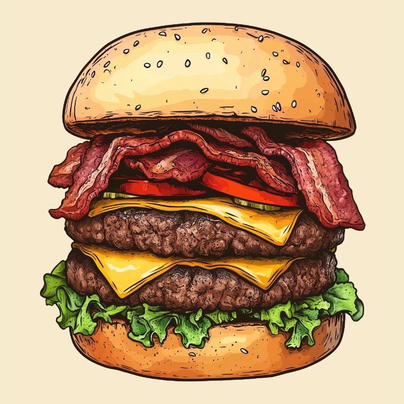 Double Bacon Cheeseburger :)