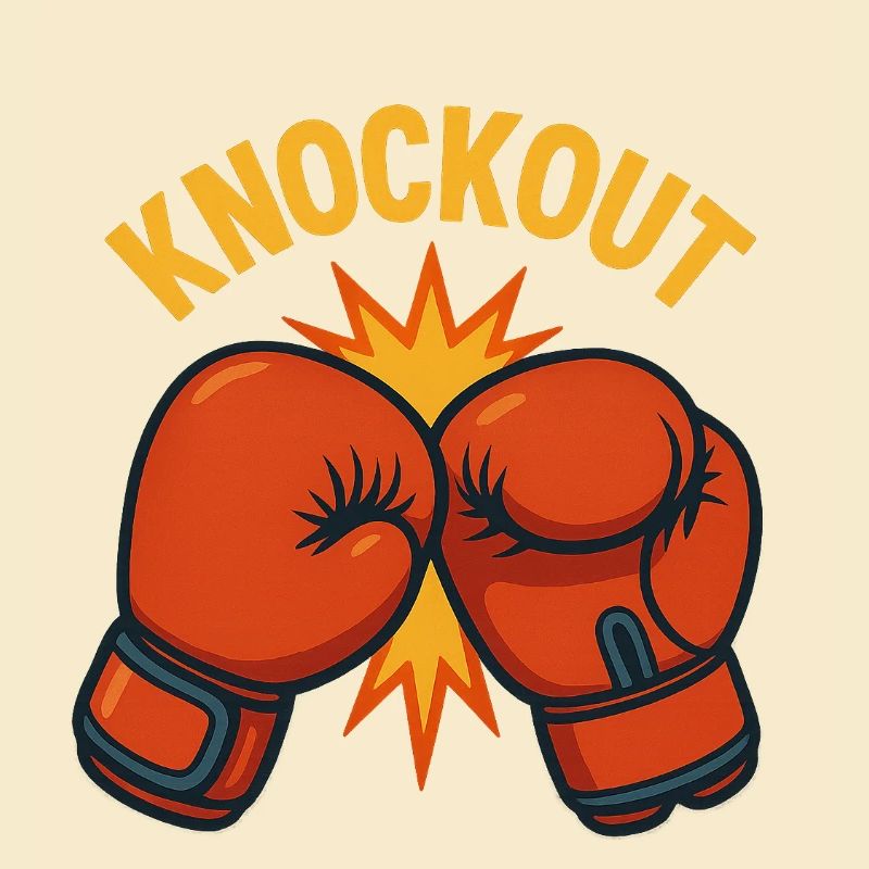Knockout – Boxhandschuh Comic