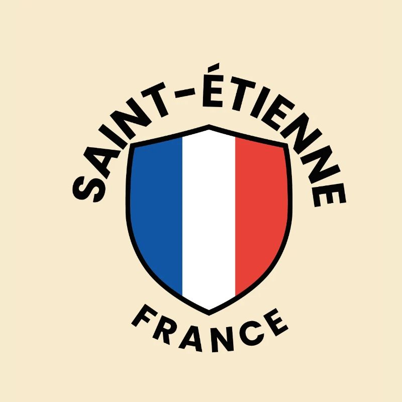 Saint-Étienne-Frankreich-Schild