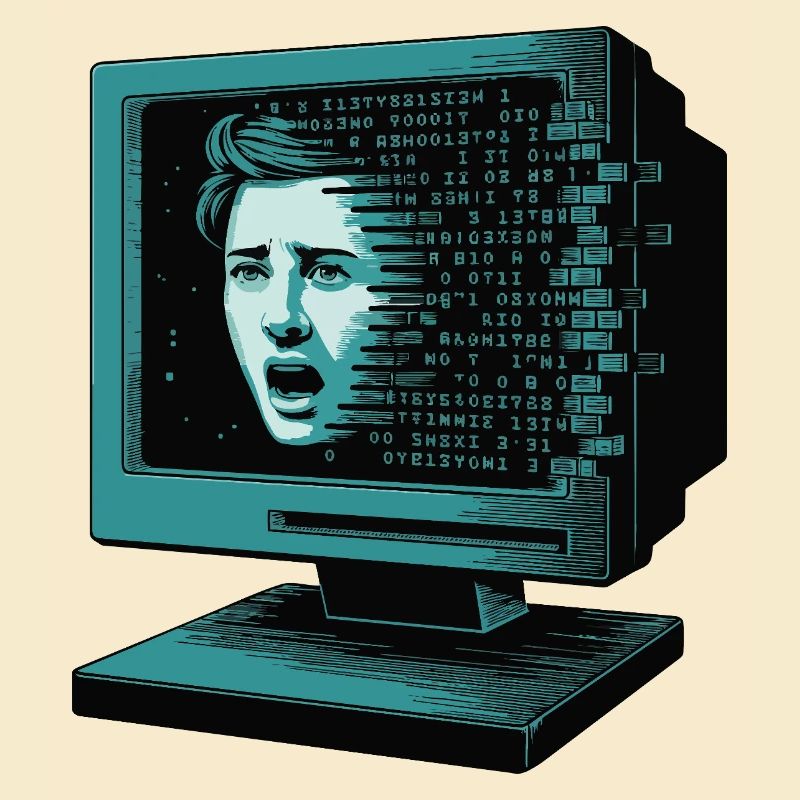 Retro-Computer Schrecken-  Retroglitch KI