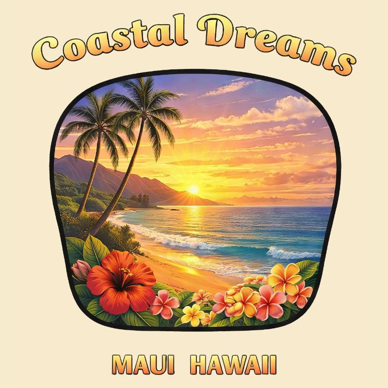 Vacances de rêve à Maui Hawaii Plage côtière Coucher de soleil