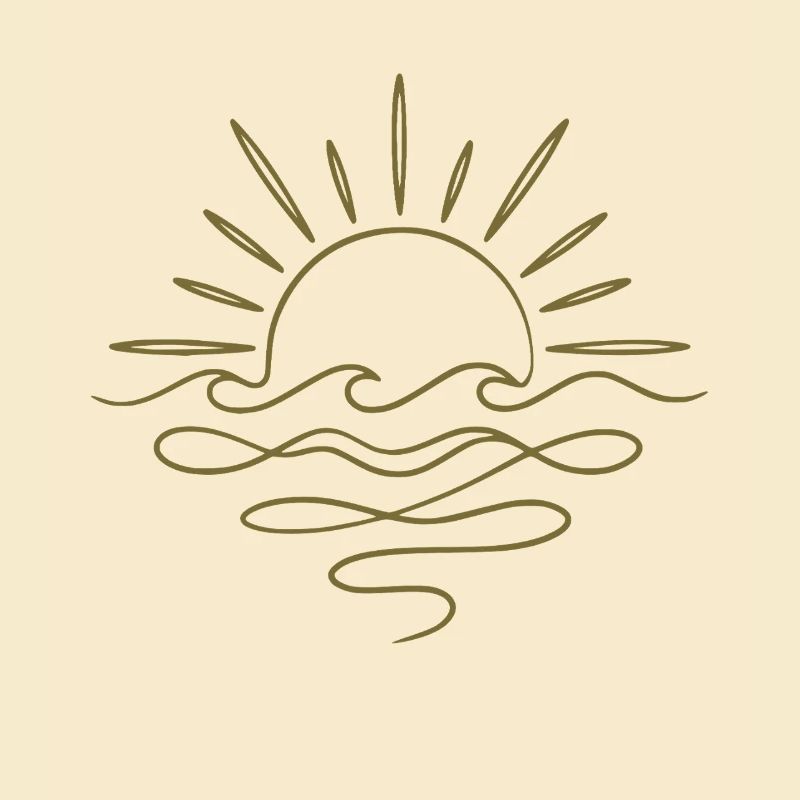 Boho Sonne und Meer