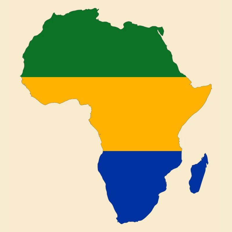 Gabon_Flagge_Afrika