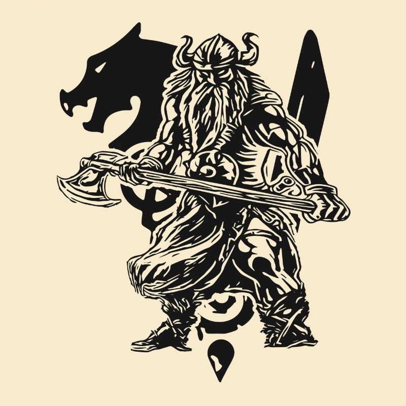 Valhalla - Viking - Wikinger mit Axt