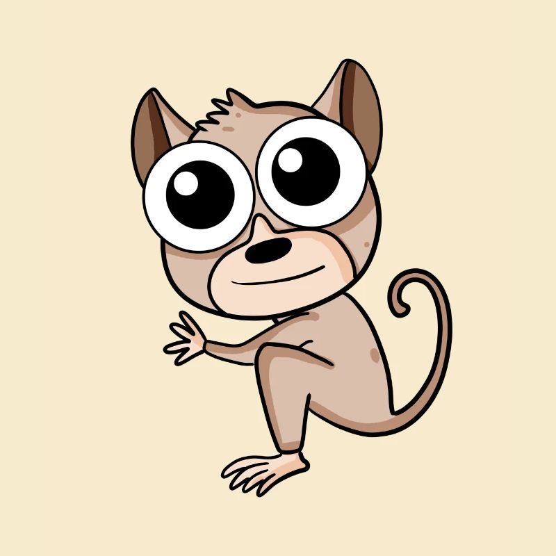 Tarsier Gobelins Lémuriens