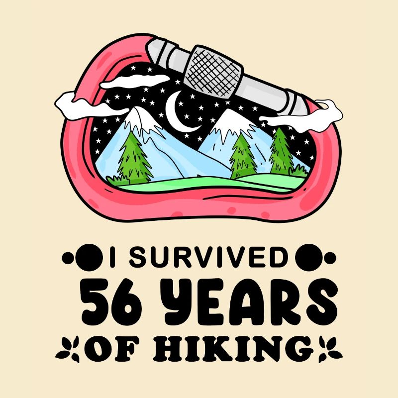 Berg Wanderer 56. Geburtstag 56 Jahre alt Geschenk