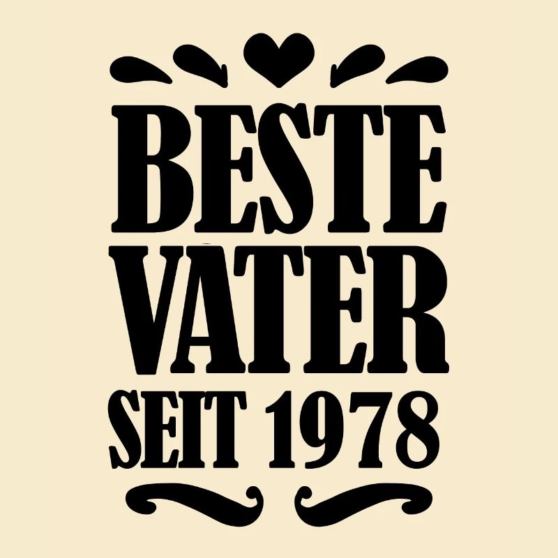 Bester Vater seit 1978 - Vatertag Geschenk