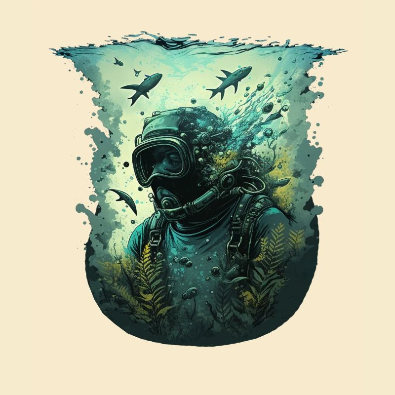 Divers underwater