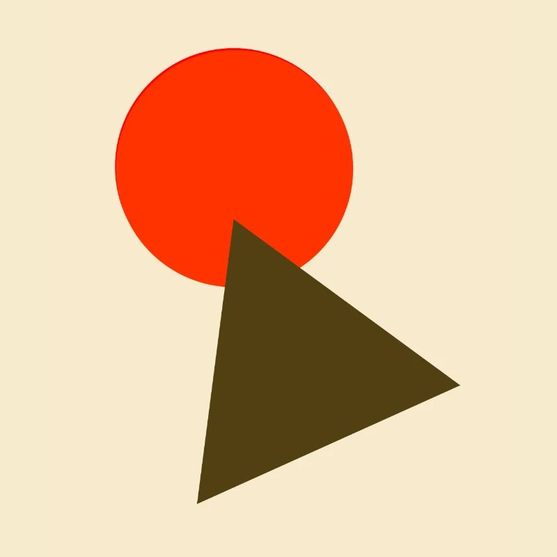 circle and triangle