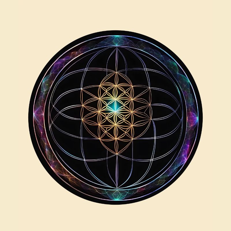 Metatron Scheiben Mandala Glow