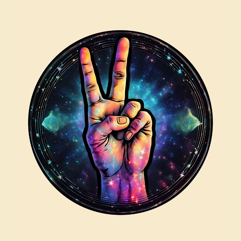 Kosmische Friedensgeste