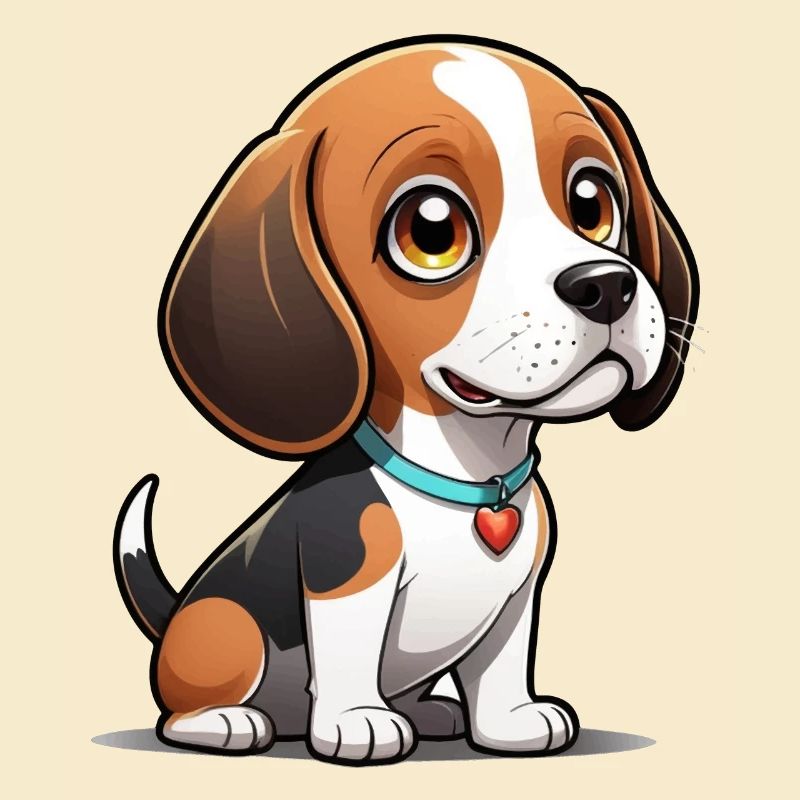 Beagle Heart Pup