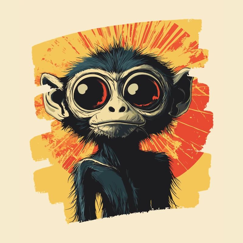 Spider Monkey Retro